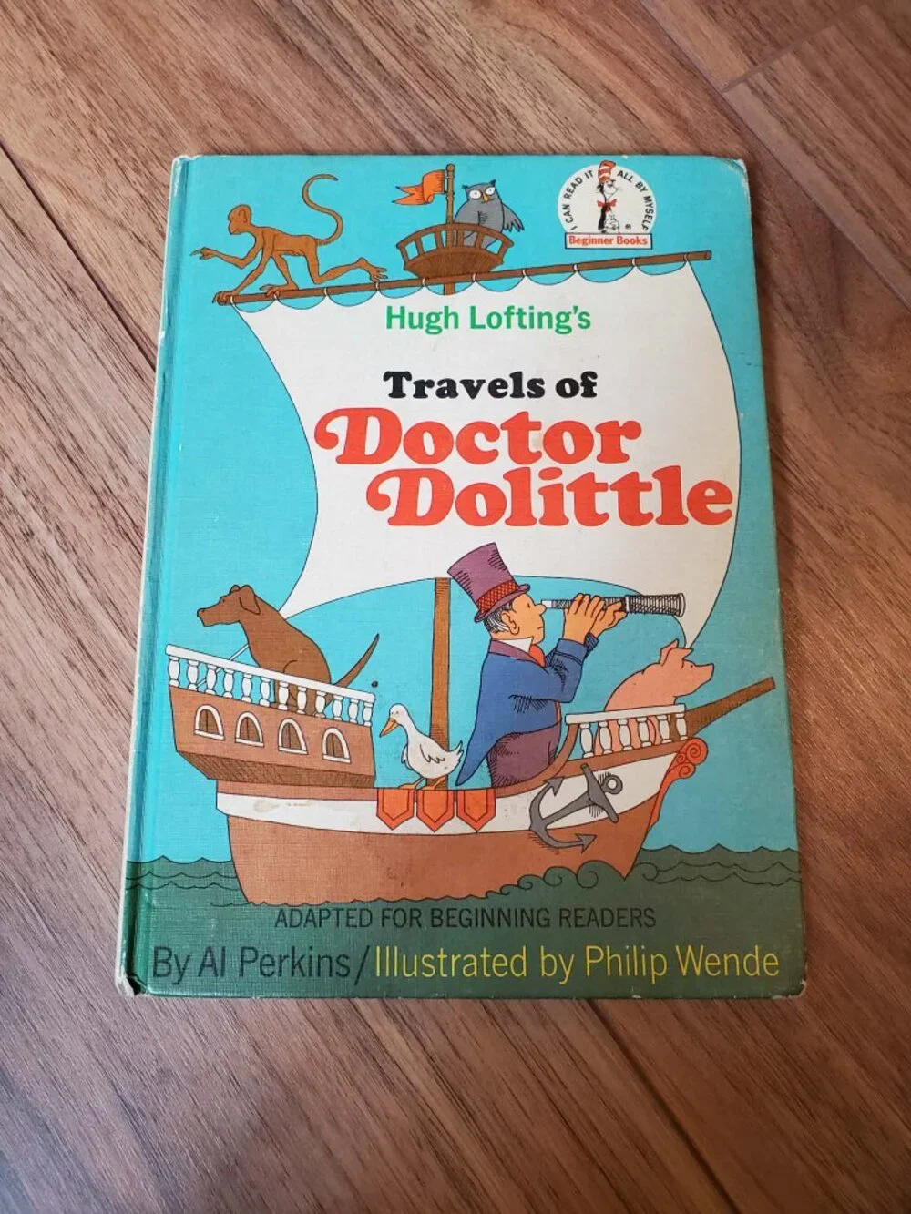 Vintage Cloth Dr. Dolittle Books Dr. Seuss Beginner Books